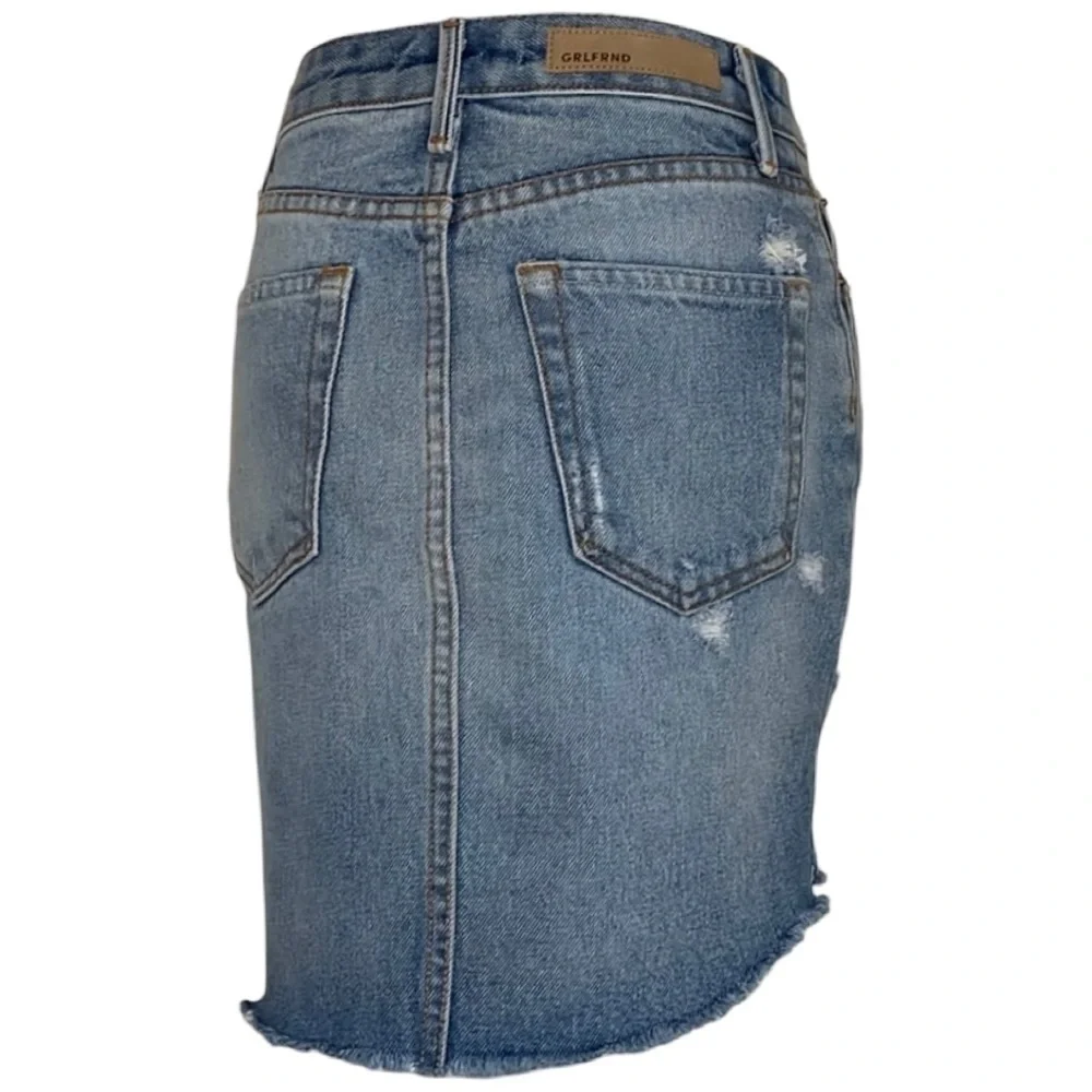 Revolve Grlfrnd Rhoda High Low Mini Skirt in Lava Bed Size 24